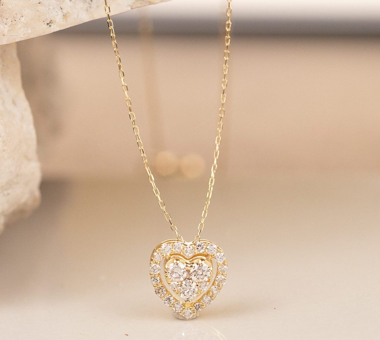 .30 CTW Diamond Necklace 18k Yellow Gold JS59N