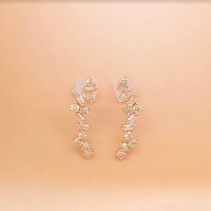.58 CTW Diamond 2-Way Earrings 18k Rose Gold E428R
