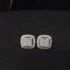 .48 CTW Diamond Stud Earrings 18K White Gold E223-WG