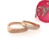 .148 CTW Diamond Wedding Ring 18k Rose Gold WR222 (IMS)