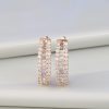 .50 CTW Diamond Clip Earrings 18K Rose Gold JS31E-RG