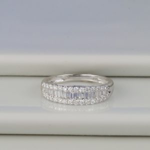 .50 CTW Diamond Ring 18K White JS32R-WG