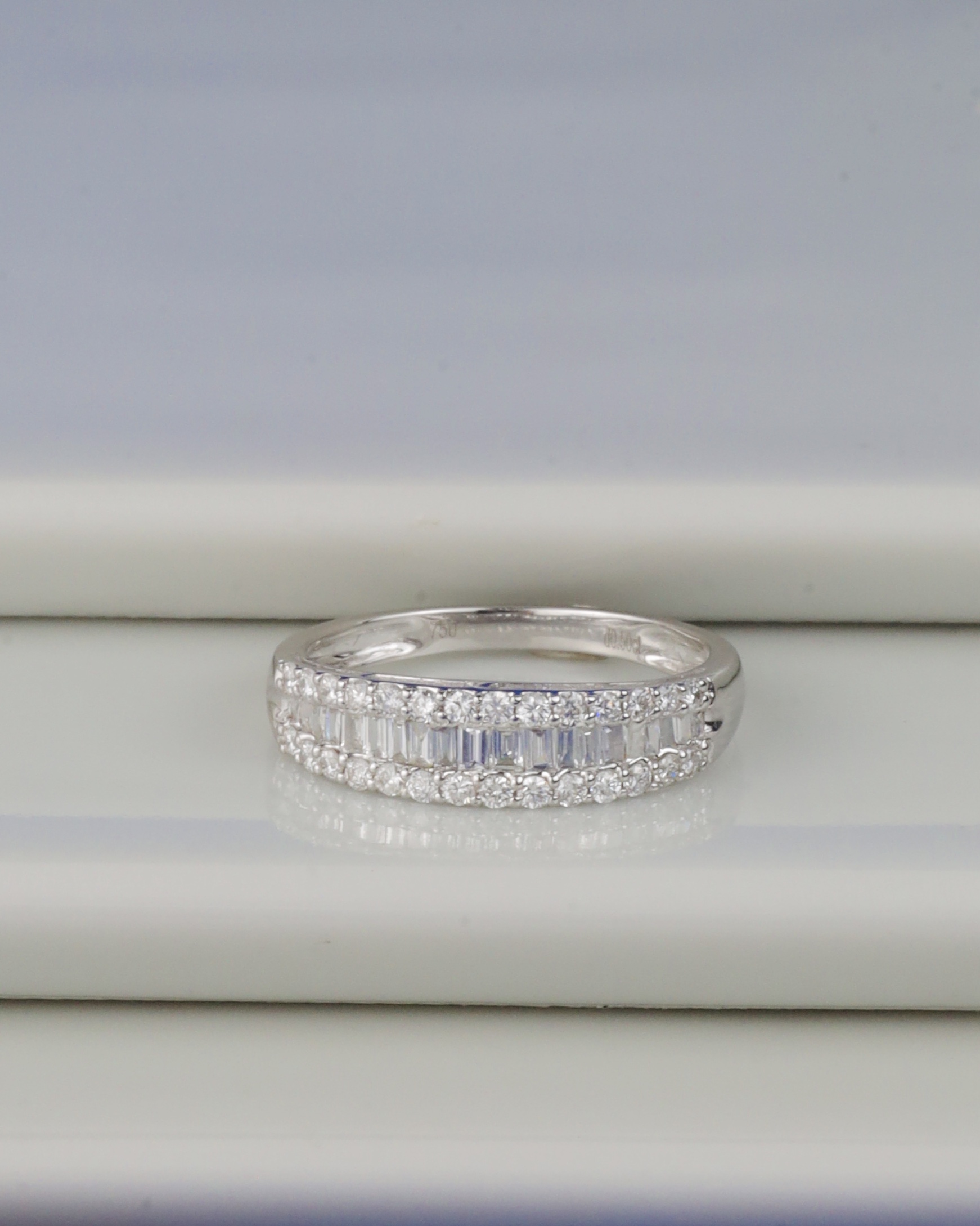 .50 CTW Diamond Ring 18K White JS32R-WG