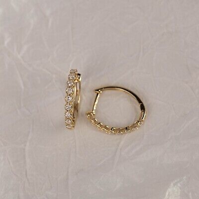 .40 CTW Diamond Earrings 18k Yellow Gold E369Y
