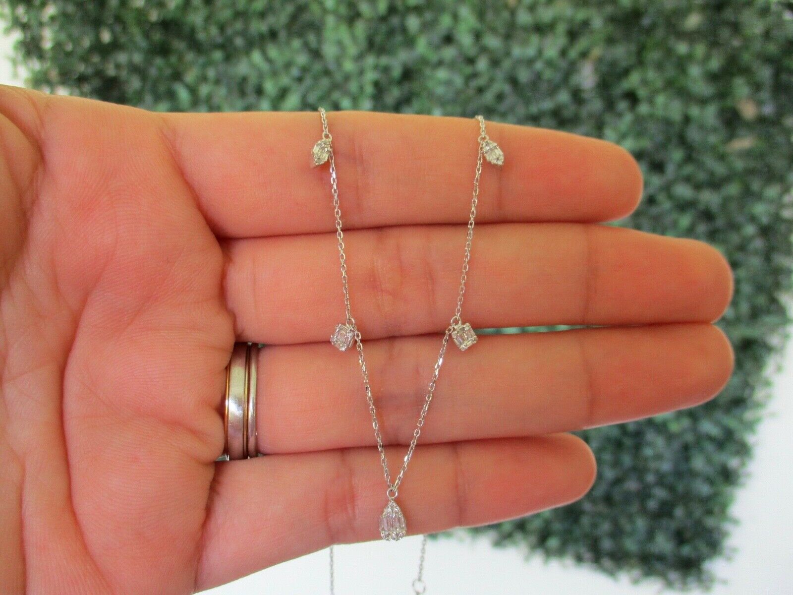 Diamond Station Necklace, 1.77 Carats – R&R Jewelers