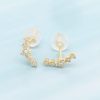 .30 CTW Diamond Earrings 18k Yellow Gold E427Y