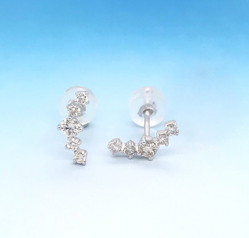.30 CTW Diamond Earrings 18k White Gold E427W