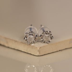 .20 CTW Diamond Earrings 18K White Gold JS53E