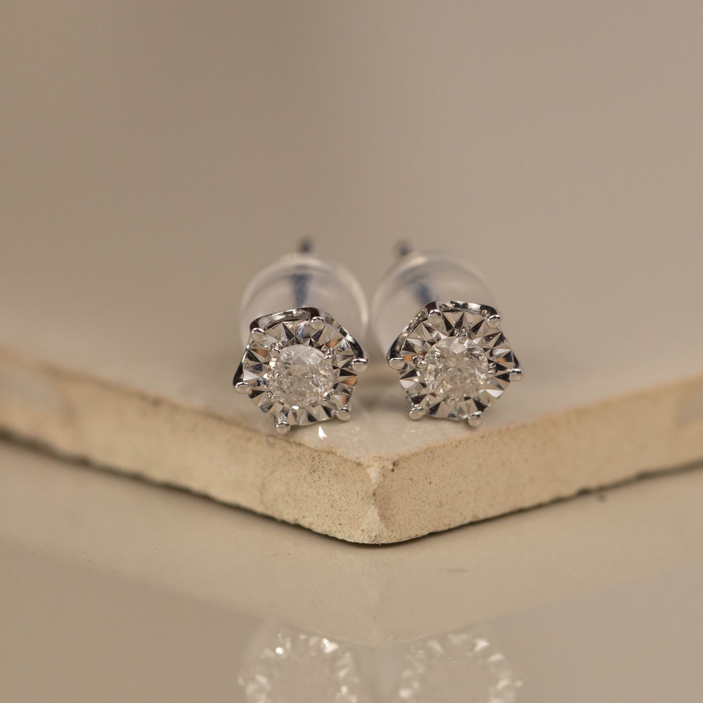 .20 CTW Diamond Earrings 18K White Gold JS53E