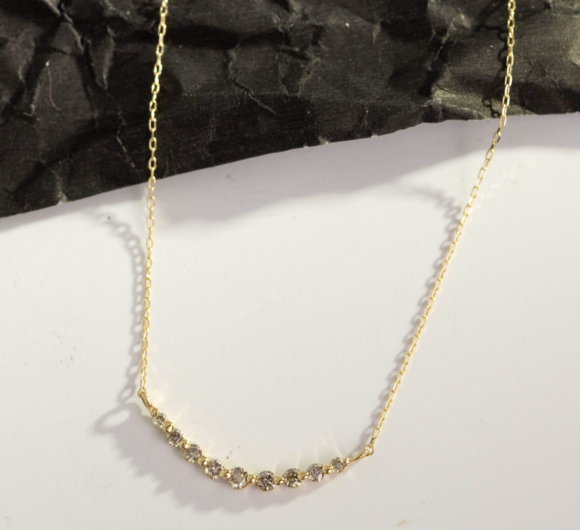 .10 CTW Diamond Necklace 18k Yellow Gold N45Y