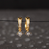 .162 CTW Diamond Clip Earrings 18k Yellow Gold E388Y