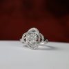 .429 CTW Diamond Ring 14k White Gold JS151R