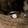 .92 Carat Diamond Engagement Ring 14k White Gold ER669
