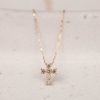 .10 CTW Diamond Cross Necklace 18k Rose Gold JS158N-RG