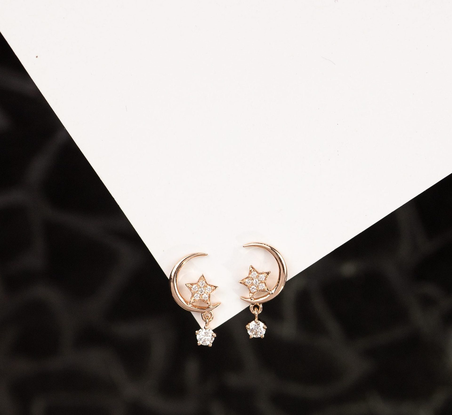 .122 CTW Diamond Earrings 18k Rose Gold E772R