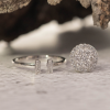 .534 CTW Diamond 3-Way Engagement Ring 18k White Gold ER672