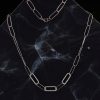 .36CTW Diamond Linked Chain Necklace 18K White Gold JS138N-WG sep