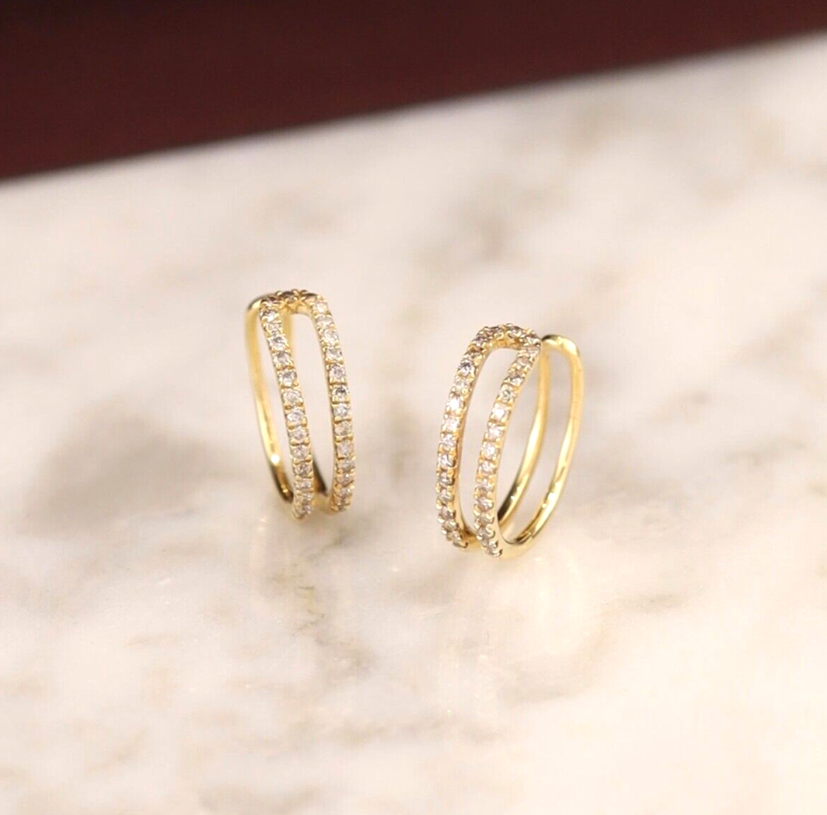 .18 CTW Diamond Earrings 18k Yellow Gold E621Y