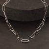 .27 CTW Diamond Linked Chain Necklace 18k White Gold JS137N-WG sep