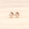 .168 CTW Diamond Earrings 14k Twotone Gold JS140E-RG