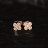 .098 CTW Diamond Earrings 18k Rose Gold E729R