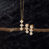 .66 CTW Diamond 2-Way Earrings & Necklace Set 18k Yellow Gold E771Y & N139Y