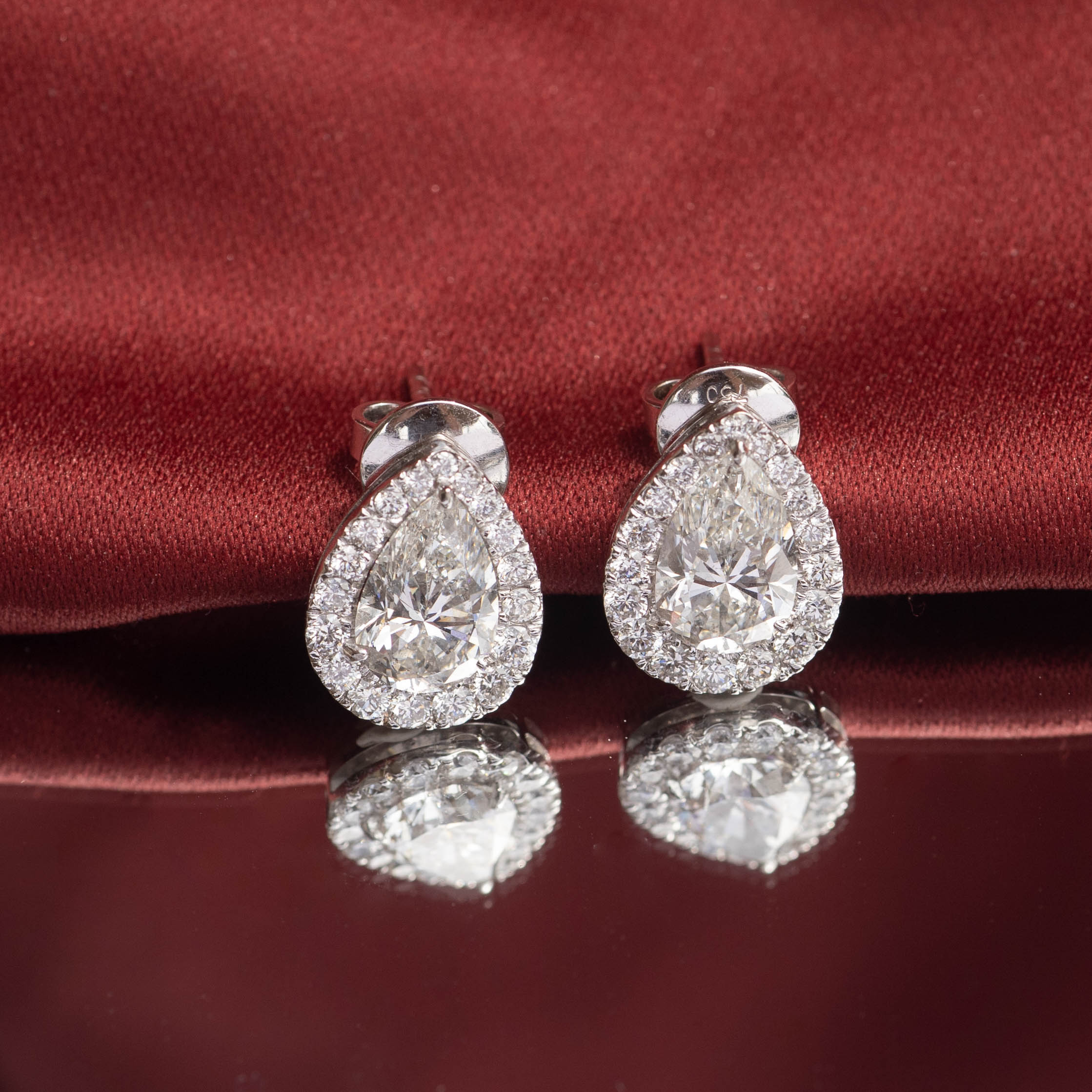 GIA-Certified 4.02 CTW Diamond w/ 1.04 CTW Earrings 18K White Gold E790