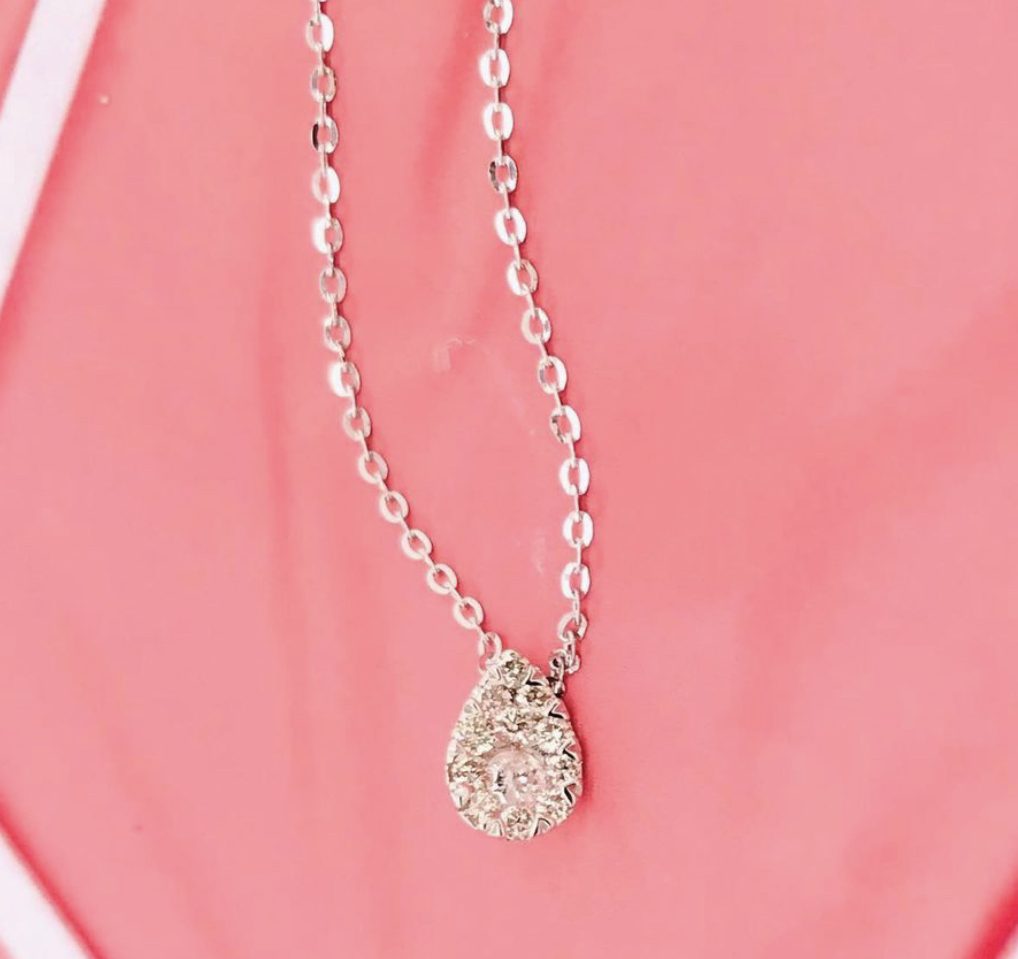 .19 CTW Diamond Necklace 18k White Gold N80