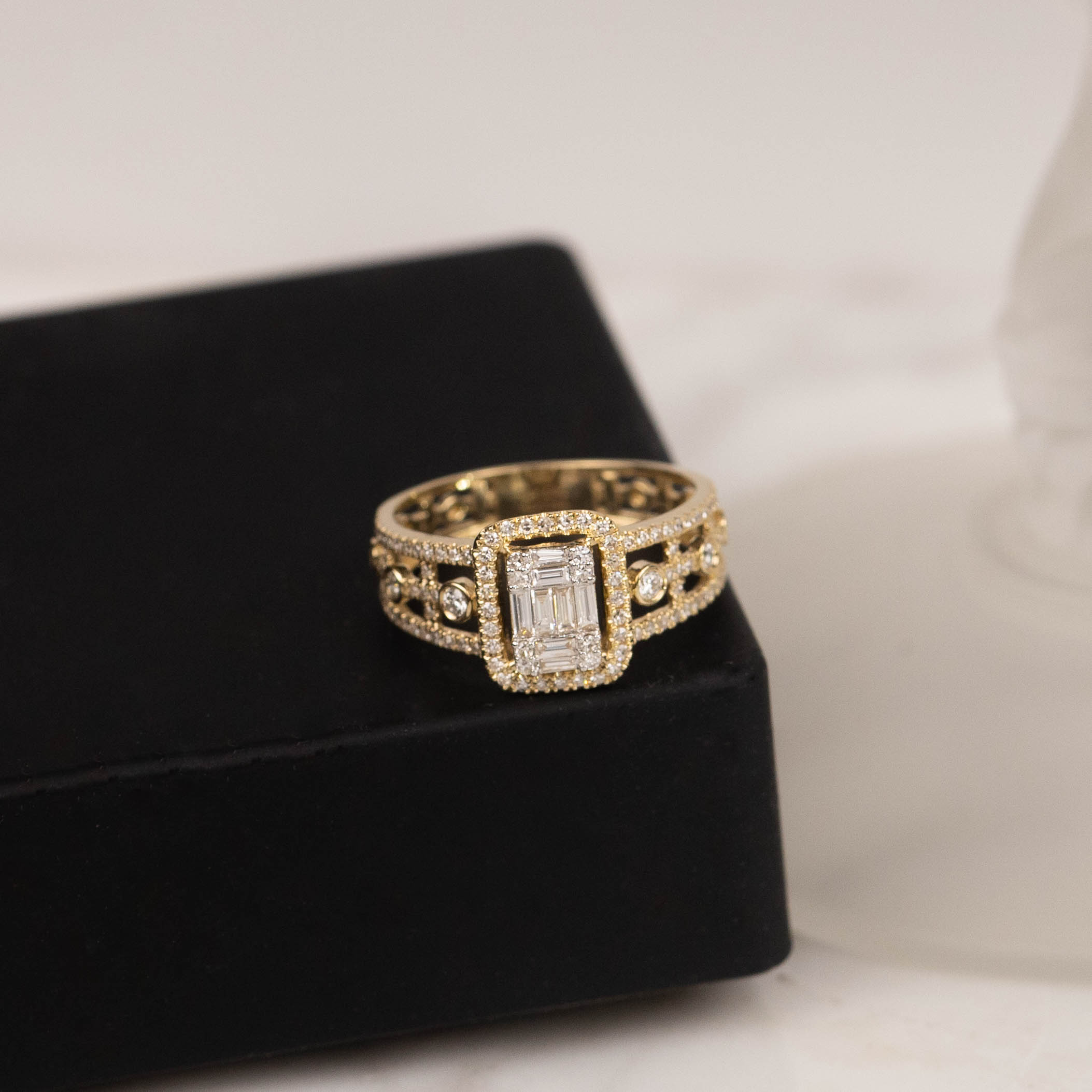 .53 CTW Diamond Ring 14k Twotone Gold JS161R-YG