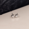 .033 CTW Diamond Earrings 18k White Gold JS49E-WG