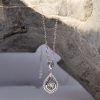 .15 CTW Dancing Diamond Necklace 18k White Gold N160W