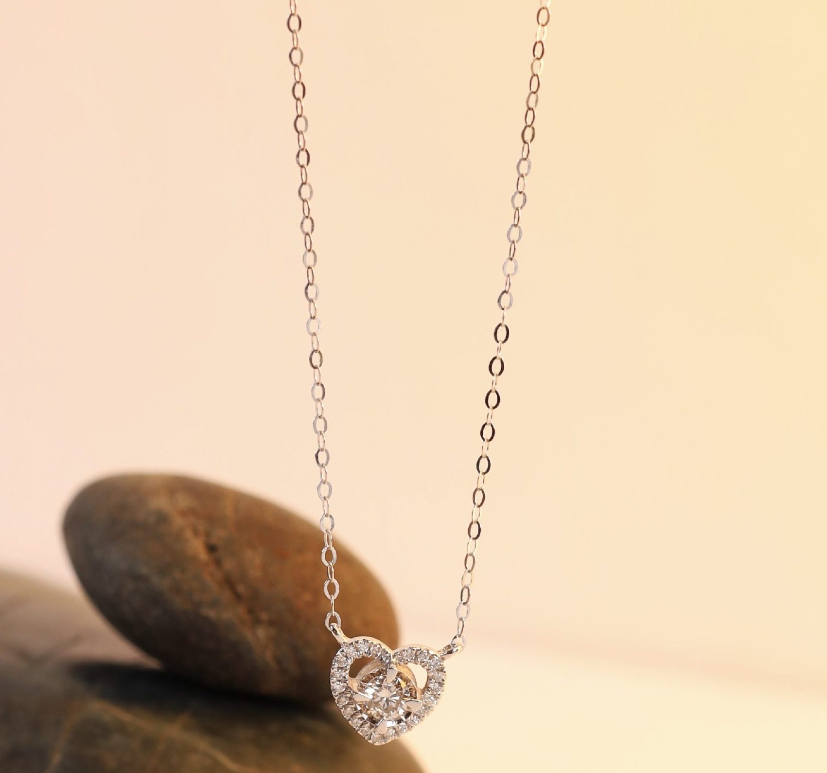 .18 CTW Diamond Necklace 18k White Gold N49W