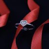 .10 CTW Diamond Ring 18k White Gold R96W