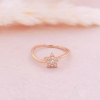 .117 CTW Diamond Engagement Ring 14k Rose Gold JS140R-RG