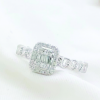 .12 CTW Diamond Ring 14k White Gold JS95R