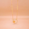 .099 CTW Diamond Necklace 18k Yellow Gold N159