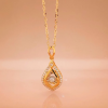 .15 CTW Diamond Necklace 18k Yellow Gold N160Y