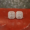 .468 CTW Diamond Earrings 14k White Gold JS12E sep