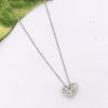 .10 CTW Diamond Necklace 18k White Gold JS57N