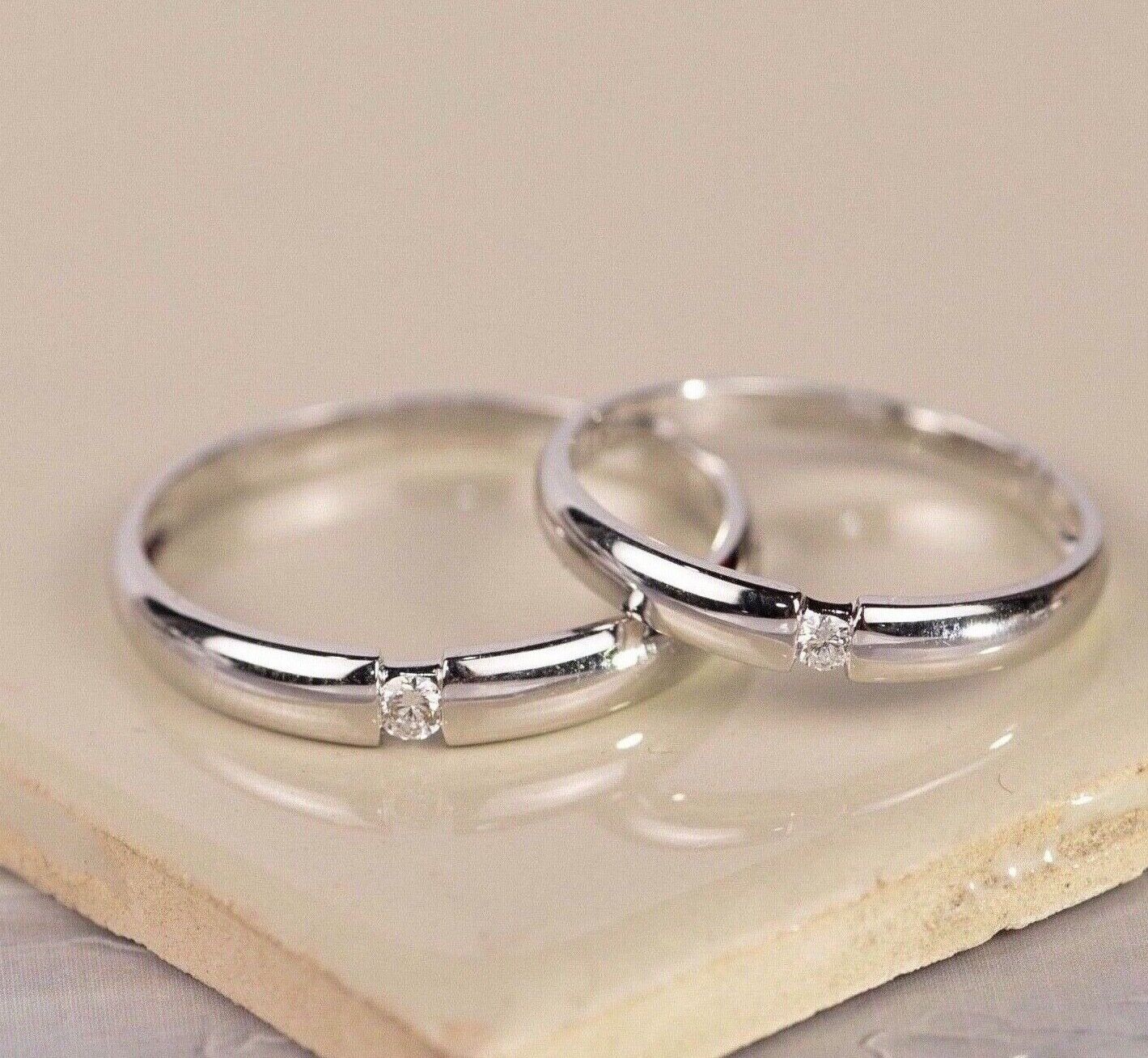 Simple Diamond Wedding Rings 60 Photos Vianawedding