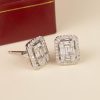 .54 CTW Diamond Earrings 14k White Gold E794W