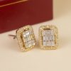 .44 CTW Diamond Earrings 14k Twotone Gold E794Y