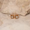 .034 CTW Diamond Earrings 18k Rose Gold JS107E-RG