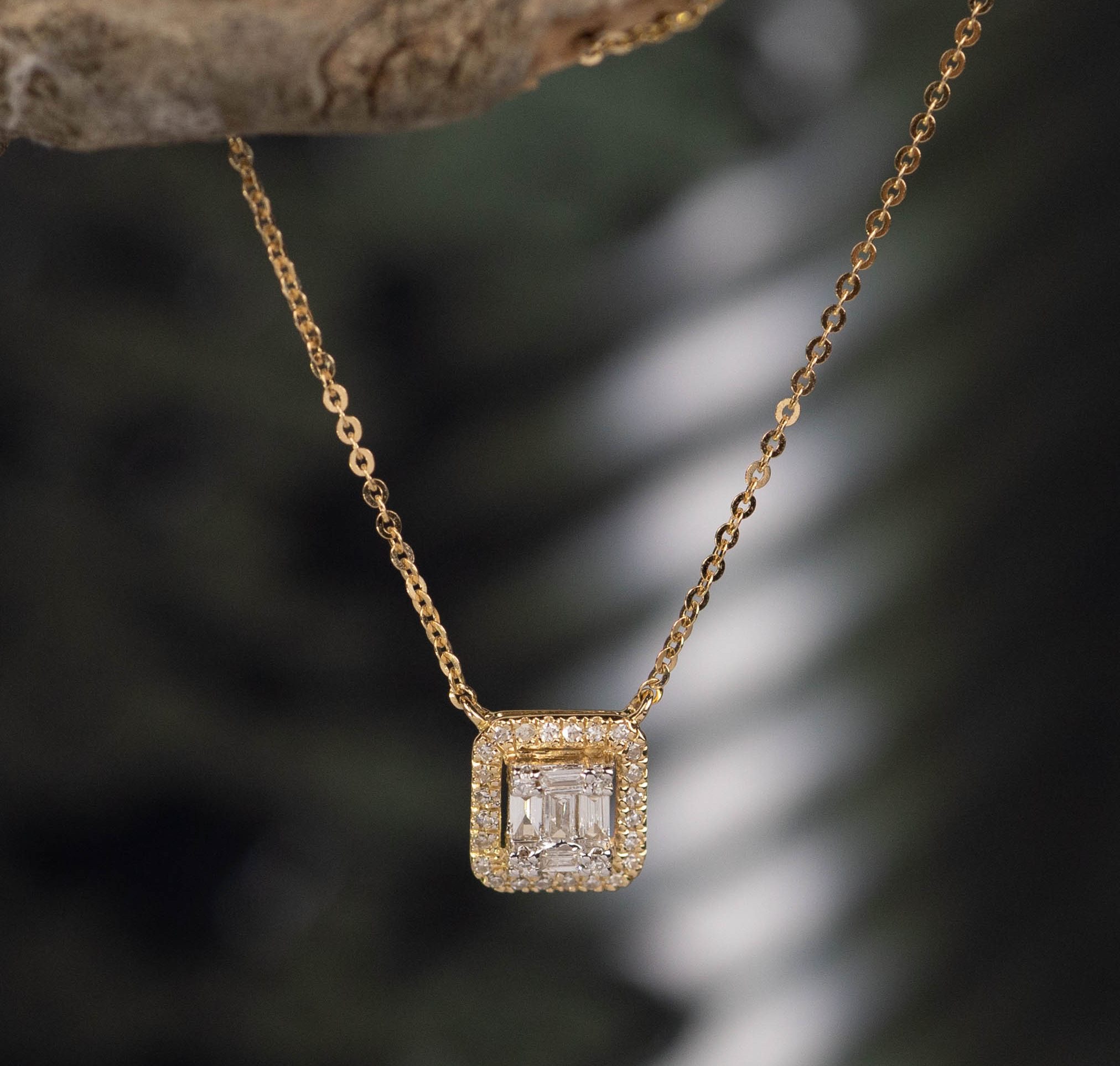 .13 CTW Diamond Necklace 14k Twotone Gold N194