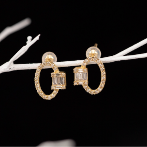 .50 CTW Diamond Earrings 18k Yellow Gold E807Y