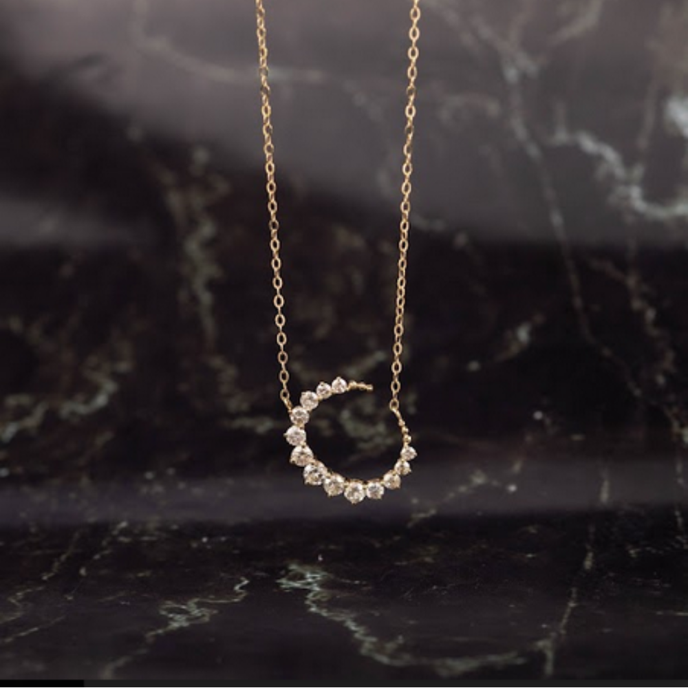 .53 CTW Diamond Necklace 18k Yellow Gold N210Y