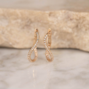 .15 CTW Diamond Clip Earrings 18K Rose Gold E859R