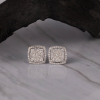 .82 CTW Diamond Earrings 18K White Gold E843