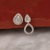 .80 CTW Diamond 3-Way Earrings 18k White Gold JS175E