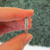.50 CTW Diamond Half Eternity Ring 18k White Gold HE356